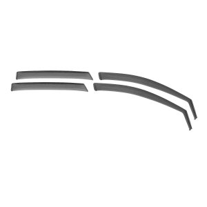 Volkswagen Golf VII Wind Deflector - Omac - Acrylic 4 Pcs - Black Smoke - 2012